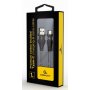 GEMBIRD CC-USB2B-AMCM-1M-BW Gembird Premium cotton braided Type-C USB charging - data cable,1 m,black/white - slika 1