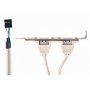 GEMBIRD Double USB Receptacles on bracket 25cm - slika 1