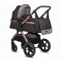 Coccolle Melora Kolica za bebe 3u1 - Crna - slika 5
