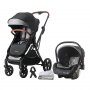Coccolle Amani Kolica za bebe 3u1 - Crna - slika 1