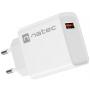 NATEC RIBERA USB Tip-A kućni punjač, QC3.0, 3A, 18W, Beli (NUC-2057) - slika 1