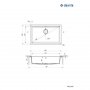 DEANTE Sudopera Corda Undermount 80/ANT ZQA T10D - slika 2