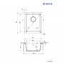 DEANTE Sudopera Corda Undermount 38/MGRA ZQA T10B - slika 2