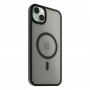 NEXT ONE Silicone Case for iPhone 15 MagSafe compatible - Black (IPH-15-MAGCASE-BLACK) - slika 3