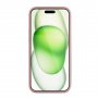 NEXT ONE Silicone Case for iPhone 15 MagSafe compatible - Ballet Pink - slika 4