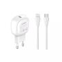 LDNIO A1206C 27W USB-C kućni punjač sa USB-C kablom - slika 1