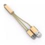 LDNIO LC89 2u1 kabl za punjač USB A na micro USB/lightning sa priveskom - slika 1