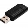 VERBATIM PinStripe 128GB Black USB Flash Memorija - slika 1
