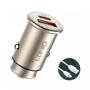 LDNIO C506Q 30W dual auto punjač sa Lightning kablom - slika 1