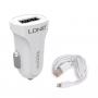 LDNIO DL-C17 Auto punjač sa USB C kablom - slika 2