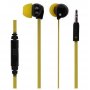 SENCOR SEP-170VCYELLOW Slušalice, 3.5mm, 1.2m, Žute - slika 1