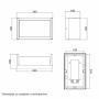 HOME LIGHT W13305 LED Zidna svetiljka crna - slika 2