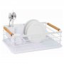 KINGHOFF Kh1730 oceđivač za sudove 42.5x32x15.5 cm beli - slika 1