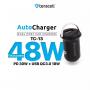 TERACELL Evolution TC-13 48W dual auto punjač sa PD USB C kablom - slika 2
