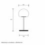 BBLINK Aria 58 Stona LED lampa - slika 2