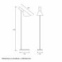 BBLINK Luna 296 Podna lampa - slika 2