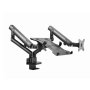 GEMBIRD MA DA3 02 Podesivi stoni drzac za monitor tilt, 17 32 max.2x8kg +nosac za laptop,full motion - slika 1