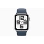 APPLE Watch SE2 v2 GPS 40mm Silver Alu Case w Storm Blue Sport Band - S/M ( mre13se/a ) - slika 3