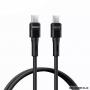 REMAX RC-C091 kabl za punjač 65W USB C na USB C crni - slika 1