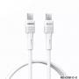 REMAX RC-C091 kabl za punjač 65W USB C na USB C beli - slika 1