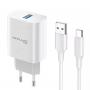 KONFULON C87 15W Kućni punjač sa USB C kablom - slika 1