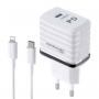 KONFULON C32D+DC13 20W Kućni punjač sa USB C na lightning kablom - slika 1