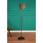 OPVIQ Podna lampa Povimento Jute Black - slika 1