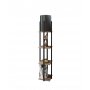 OPVIQ Podna lampa Nora Black Natural - slika 1