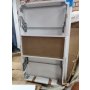 HANAH HOME Trpezarijski set Vina White Anthracite OUTLET - slika 3