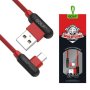 GOLF Mikro usb kabl 1m 90° GC-45m crveni (00G219) - slika 1