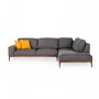 Atelier del Sofa Ugaona garnitura Secret Right Anthracite - slika 2
