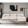 Atelier del Sofa Ugaona garnitura Doblo 3 Seater with Pouffe (L1 O1 1R Pouffe) Light Brown - slika 2
