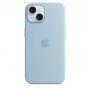 APPLE IPhone 15 Silicone Case with MagSafe - Light Blue ( mwnd3zm/a ) - slika 1