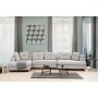 Atelier del Sofa Ugaona garnitura Padova Corner 2 Left Light Grey - slika 1