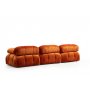 Atelier del Sofa Ugaona garnitura Bubble Corner ( L1 O1 1R Puf) Orange - slika 2