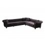 Atelier del Sofa Ugaona garnitura Bogart Corner Right 3R C L2 Brown - slika 4
