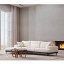 Atelier del Sofa Ugaona garnitura Eti Black Left White - slika 2