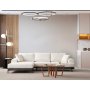 Atelier del Sofa Ugaona garnitura Eti Black Left White - slika 1