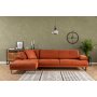 Atelier del Sofa Ugaona garnitura Mustang Small Left Orange - slika 2