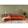 Atelier del Sofa Ugaona garnitura Mustang Small Left Orange - slika 1