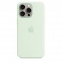 APPLE IPhone 15 Pro Max Silicone Case with MagSafe - Soft Mint ( mwnq3zm/a ) - slika 1