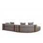 Atelier del Sofa Ugaona garnitura Gondol 1 (CHL 3R) Grey - slika 3
