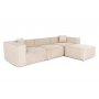 Atelier del Sofa Ugaona garnitura Lora (L1 O1 1R POUFFE ) Cream - slika 4