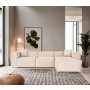 Atelier del Sofa Ugaona garnitura Lora (L1 O1 1R POUFFE ) Cream - slika 1