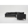 Atelier del Sofa Ugaona garnitura Berlin Anthracite Black - slika 3