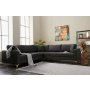Atelier del Sofa Ugaona garnitura Berlin Anthracite Gold - slika 2
