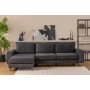 Atelier del Sofa Ugaona garnitura Berlin Left Anthracite - slika 2