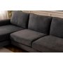 Atelier del Sofa Ugaona garnitura Berlin Left Anthracite - slika 3