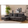 Atelier del Sofa Ugaona garnitura Berlin Left Anthracite - slika 1