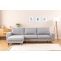 Atelier del Sofa Ugaona garnitura Berlin Left Light Grey - slika 4
